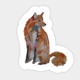 Mr Fox Sticker